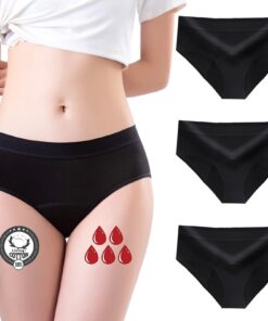Culottes menstruelles absorbantes coton OEKO-TEX 100 protection jour et nuit usage féminin lavage multiple flux léger à