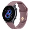 Bracelet Amazfit GTR 2/3/4 Pro en Silicone Fumée Violet, Reglable 22mm | Styles Chic pour Sportifs et Actifs | Mouvement