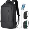 HEROIC KNIGHT Sac à Dos Ordinateur 15.6" - Extensible, Imperméable et Léger avec Port USB, pour Homme et Femme - Idéal p