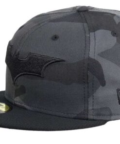 Casquette New Era 59Fifty Camouflage Batman Fitted pour Hommes Baseball Cap
