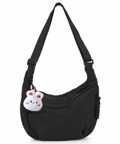 TYXHXTF Sac à Bandoulière Demi Lune pour Femme Chic et Pratique avec Pendentif Ajustable