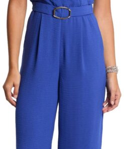 Morgan Combinaison Femme Jambe Large Détail Boucle Confortable Sport Yoga Mode