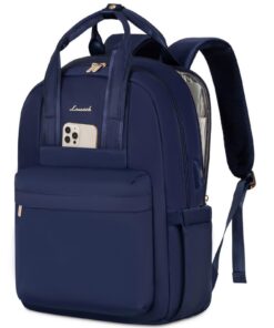 LOVEVOOK Sac à dos électronique femmes - Grand compartiment ordinateur portable - Étanche - Élégant - Pour le travail et