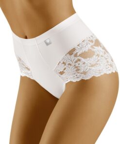 Wolbar Slip en Dentelle pour Femmes - Haute Taille Effet Gainant WB406