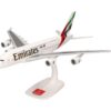 Herpa Maquette Emirates Airbus A380 A6-EOE, Nouvelles Couleurs 2023, Échelle 1/200, Fonction Snap-fit, Pièce de Collecti