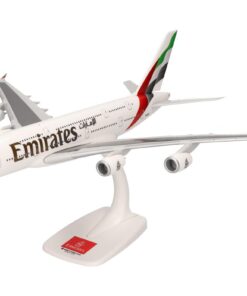 Herpa Maquette Emirates Airbus A380 A6-EOE, Nouvelles Couleurs 2023, Échelle 1/200, Fonction Snap-fit, Pièce de Collecti