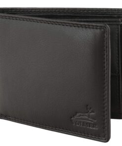 Fa.Volmer Portefeuille en Cuir Véritable pour Homme Noir avec Protection RFID - Durable et Sécurisé #VO19