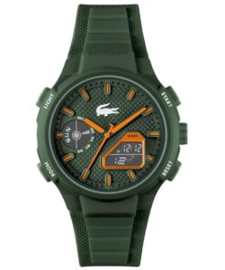 Titre SEO optimisé : "Montre Lacoste Quartz Multifonction Analogique-Digitale pour Homme et Femme - LC33 Bracelet Silico