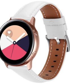 Bracelet en cuirpour Garmin Vivoactive 4,Venu 4 45mm/3/2, Accessoires de remplacement sport 22mm pour Garmin Forerunner