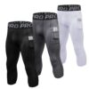 YUSHOW Pantalon de Compression Homme de Running à Séchage Rapide pour Fitness et Course a Pied