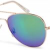 StyleBreaker enfants Lunettes de soleil pilotes en acier inoxydable miroir ou teinté - Convaincants pour les enfants - P