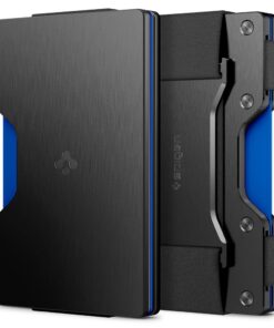 Spigen Wallet S Porte-Cartes + Protection + Étui + Hommes et femmes + Porte-quiétude + Cuirlike + Taille: 110x85mm + Pro
