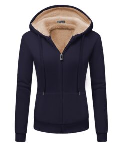 JACKETOWN Hoodie Femme + Épaisse et Chaude Veste Polaire + Femmes