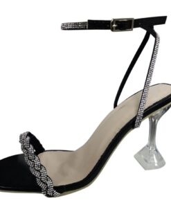 Chaussures de danse à lanières légers confortables en dentelle pour femme été danses estivales