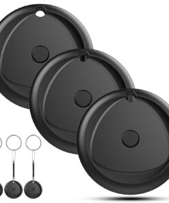 Air Traceur Tags 3 Pièces, Localisateur Bluetooth pour Objets - Pour Apple Localisez (iOS Seulement) - Batterie Remplaça