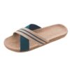 Generic Espadrilles surdimensionnées en lin pour homme - Chaussures pieds nus - Sandales d'eau pour femme