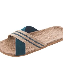 Generic Espadrilles surdimensionnées en lin pour homme - Chaussures pieds nus - Sandales d'eau pour femme