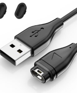Chargeur compatible Garmin Fenix 8 7 7S 7X - Forerunner 970 945 955 Pro,100cm câble protégé antipoussière