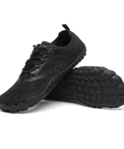 Chaussures Minimaliste Antidérapantes pour Homme Femme SAGUARO Trail Chaussure Randonnée Semelle Zero Drop Gr.36-48