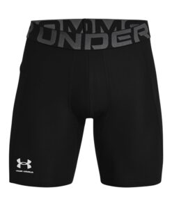 Shorts de sport Under Armour UA HG Armour, Courts de course léger homme, Couleur Black / White,Taille 3XL