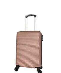 CELIMS Valise Cabine Conforme aux Règles EasyJet (Petite Taille/Pink Gold) - Bagage à Main pour Votre Voyage
