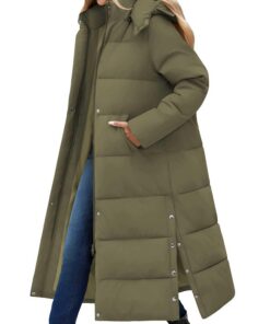 RITOSTA Manteau Hiver Femme Longue Doudoune Chaude avec Capuche Zippée Global Recycled Standard RITOSTA Manteau Hiver Fe