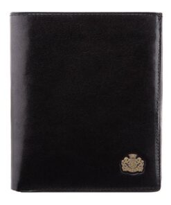WITTCHEN Portefeuille Noir en Cuir de Grain - Mode Verticale pour Homme - Collection Arizona 10-1-139-1