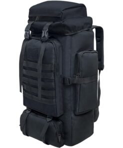 Sac à dos pour randonnée étanche 80L pour hommes et femmes pour sports de plein air et camping