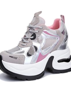 CHaussures de Sport décontractées à Hauteur Croissante pour Femmes|Confortables et antidérapantes|Mode