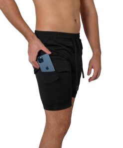 MR KNOKKE Short Sport Homme Respirant Séchage Rapide Confortable Idéal pour Running Vélo Musculation