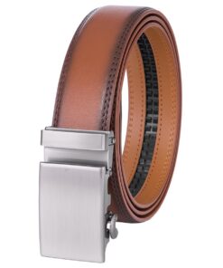 VRLEGEND Ceinture Automatique Homme Noir, Largement Reglable pour Homme en Scene Sportive Avec Boite Cadeau