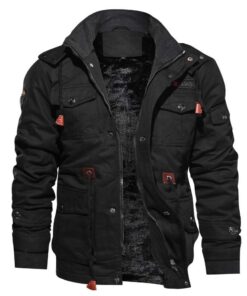 Manteau Hiver Homme Chic Classique Parka Confortable Grande Taille Thermique Chaud