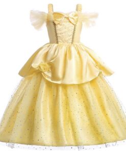 Costume de princesse bébé fille | Épaule par Couches | Idéal pour la Poupée | Façonnière ajustable | Lot de 12 pièces