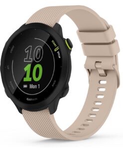 Bracelet Garmin pour Forerunner 245/645 Music, largeur 20 mm Starp - Pour coureurs et runners - Écran compatible - Style