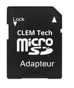 Clem Tech Adaptateur SD universel iOS Téléchargement photos Ordinateur