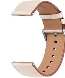 Wanme Cuir Compatible avec Garmin Forerunner 245/Forerunner 245 Muisc/Forerunner 645 - Bracelet en Silicone de Rechange