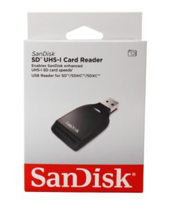 SanDisk SD UHS-I Card Reader Noir + Lecteur de carte SD UHS-I + Accessoire photo numérique + Apprécie par les photograph