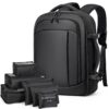 Lekespring Sac à Dos Cabine Ryanair 40x20x25 pour Ordinateur 14 Pouces - 6 Sacs d'Organisation Homme/Femme Voyage Travel