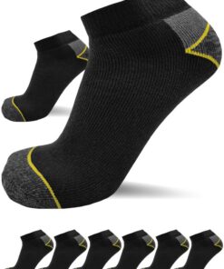 Chaussettes de travail Sogzz renforcées homme | antitranspirante | 39-42 | noir Chaussettes de travail Sogzz renforcées