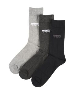 Levi's Classic Chaussettes Lot de 3 Mixte Homme Mode Élégante et Confortable Taille S-U XL