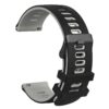 Mugust Bicolore Bracelets de Montre en Silicones,Caoutchouc et Acier Inoxydable pour Homme et Femme,Libération Rapide,20