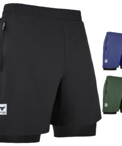 Mytra Fusion Short Running Homme Hautement Respirant et Léger pour Multiples Usages Shorts de Musculation pour Hommes Ha