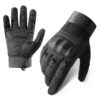 Gants tactiques résistants aux coups avec touches sensibles | Protection de l'impact et respirants | Durables pour tir,