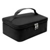 Zatixbu Sac Isotherme Repas 4L, Sac Portable Lunch Noir, Facile à Nettoyer pour Pique-Nique, Travail et Bureau, Recherch