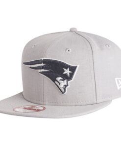 New Era 9Fifty Chapeau Snapback - New England Patriots Gris - Pour les Fans de Football Américain