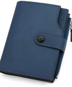 GOUNNU Portefeuille Homme en Cuir Bifold avec RFID pour Homme Grande Capacité Vertical avec 15 Emplacements pour Cartes