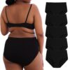 Culottes INNERSY Grande Taille Confort Femme Coton Doux OEKO-TEX STANDARD 100 Lot de 5