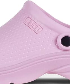 Titre SEO optimisé : Sabots sanitaires EVA WORKTEAM 36/37, ultra-légers, doux pour les pieds, design unisexe, rose clair