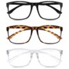 AOOWU Lunettes Anti-Lumière Bleue, Lunettes Anti-UV pour Femmes et Hommes, Protection Oculaire Anti-Fatigue Gaming PC av