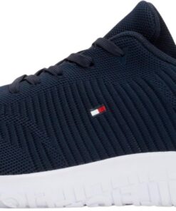 Tommy Hilfiger Chaussures Homme Détail Corporate Élastique Cotton Léger Design Casual Business Runner